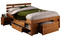 Ultimate Storage Double Bed Frame - Pine Effect